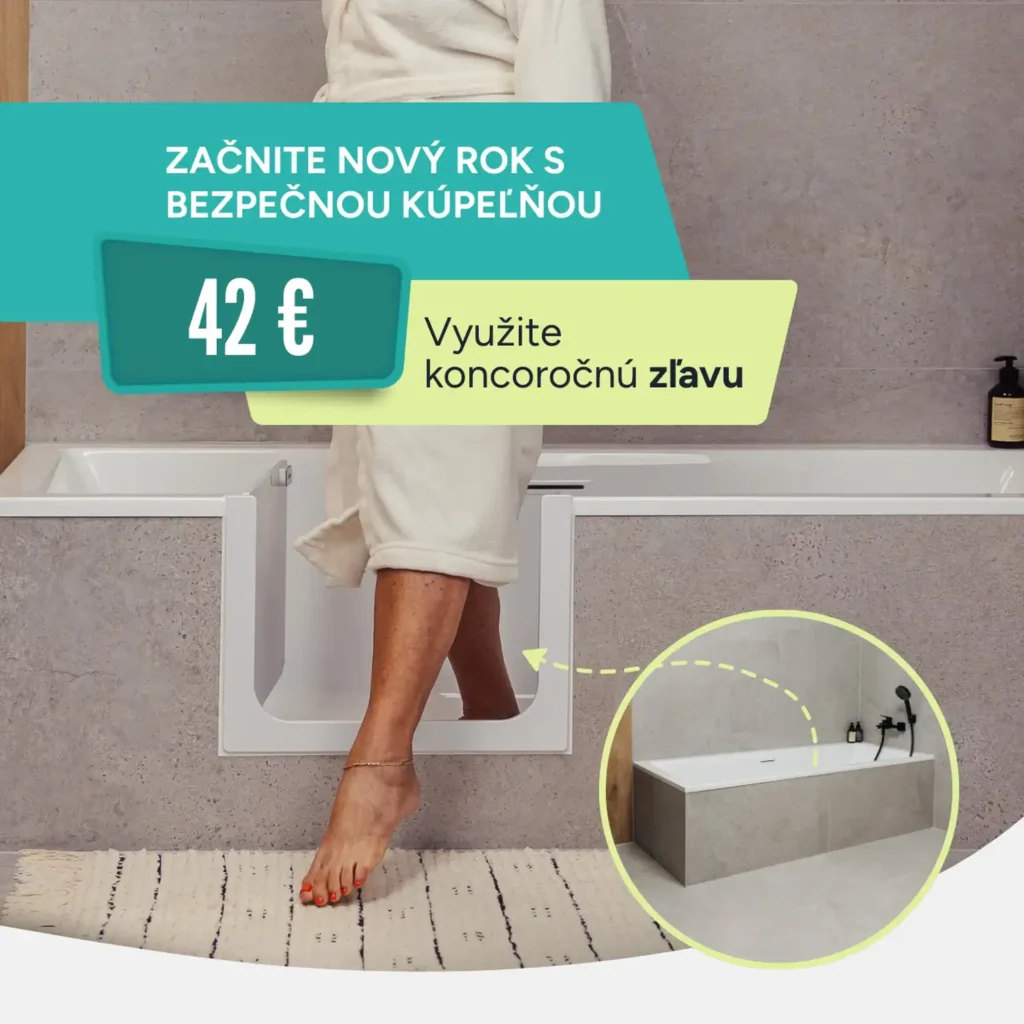 Nainštalujeme vodotesné dvere do vašej vane a uľahčíme vám vstup aj výstup.